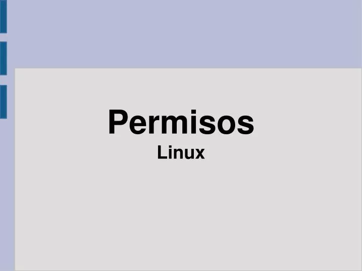 permisos linux