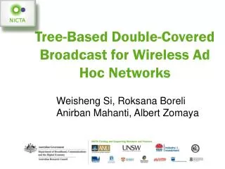 Tree-Based Double-Covered Broadcast for Wireless Ad Hoc Networks