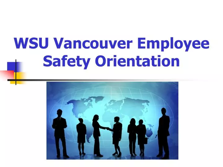 wsu vancouver employee safety orientation