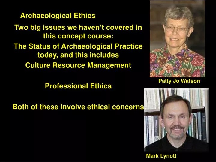 archaeological ethics