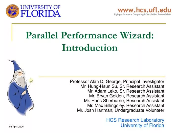 parallel performance wizard introduction