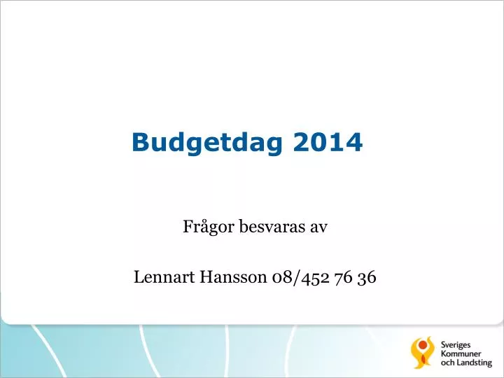 budgetdag 2014