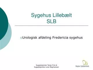 sygehus lilleb lt slb