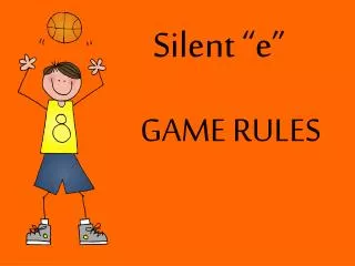 silent e