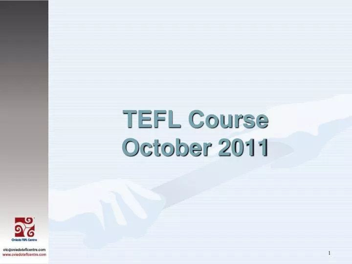 tefl course october 2011