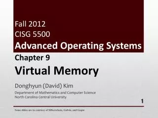 fall 2012 cisg 5500 advanced operating systems