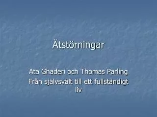tst rningar