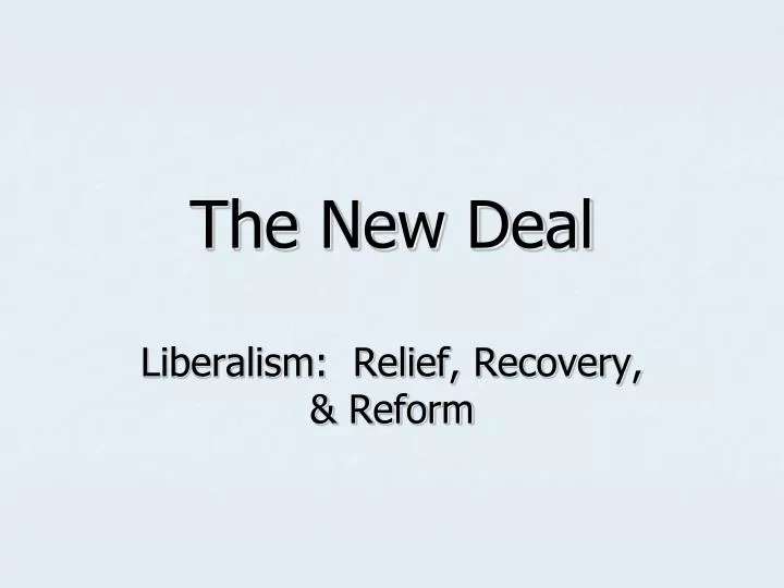 the new deal