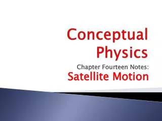 Conceptual Physics