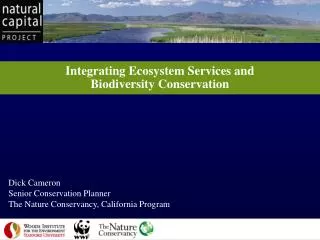 Integrating Ecosystem Services and Biodiversity Conservation