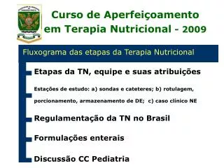 Curso de Aperfeiçoamento em Terapia Nutricional - 2009