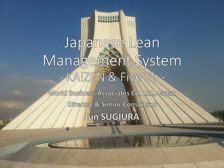 japanese lean management system kaizen five s s