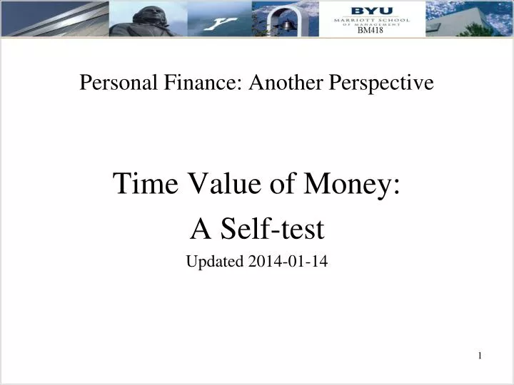 personal finance another perspective
