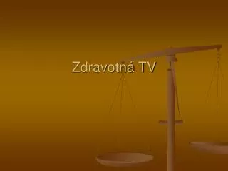 zdravotn tv
