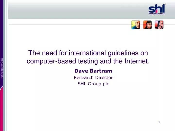the need for international guidelines on computer based testing and the internet