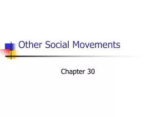 Other Social Movements
