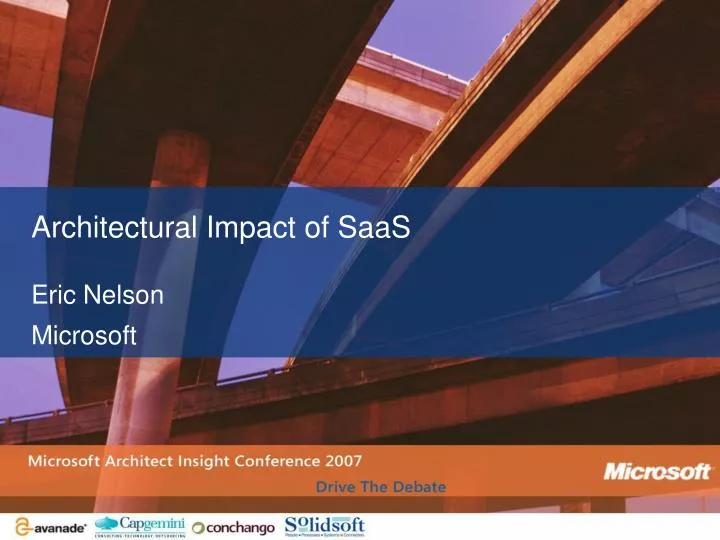 architectural impact of saas