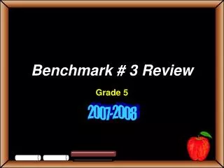 Benchmark # 3 Review