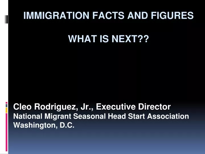 immigration facts and figures what is next