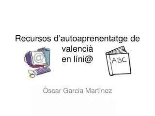 recursos d autoaprenentatge de valenci en l ni@