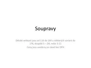 soupravy
