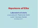 Napoleone all’Elba - slide 1