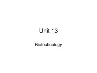 Unit 13