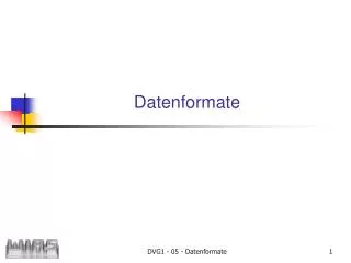 datenformate
