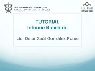 tutorial informe bimestral lic omar sa l gonz lez romo