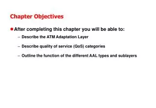 Chapter Objectives