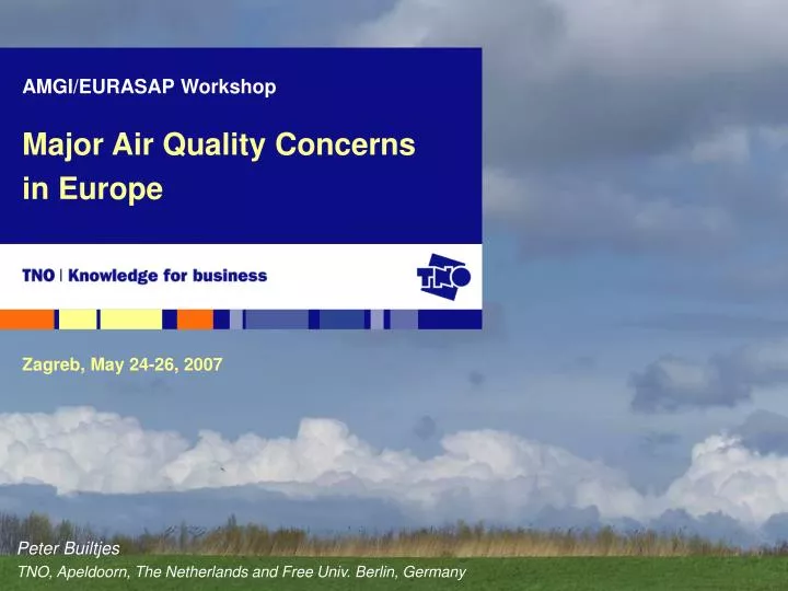 major air quality concerns in europe