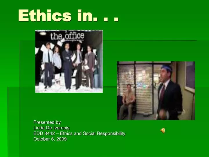 ethics in