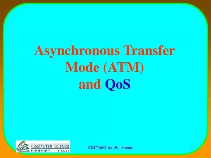asynchronous transfer mode atm and qos