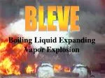 BLEVE - slide 1