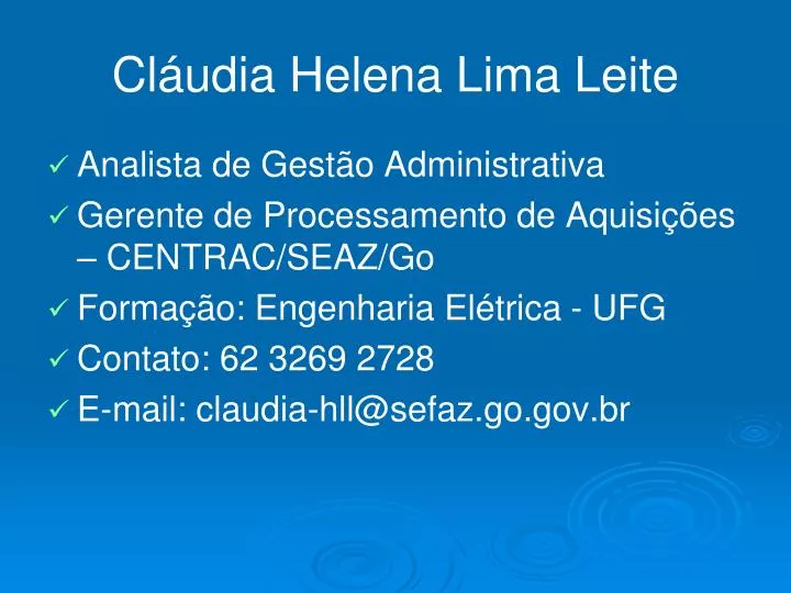 cl udia helena lima leite