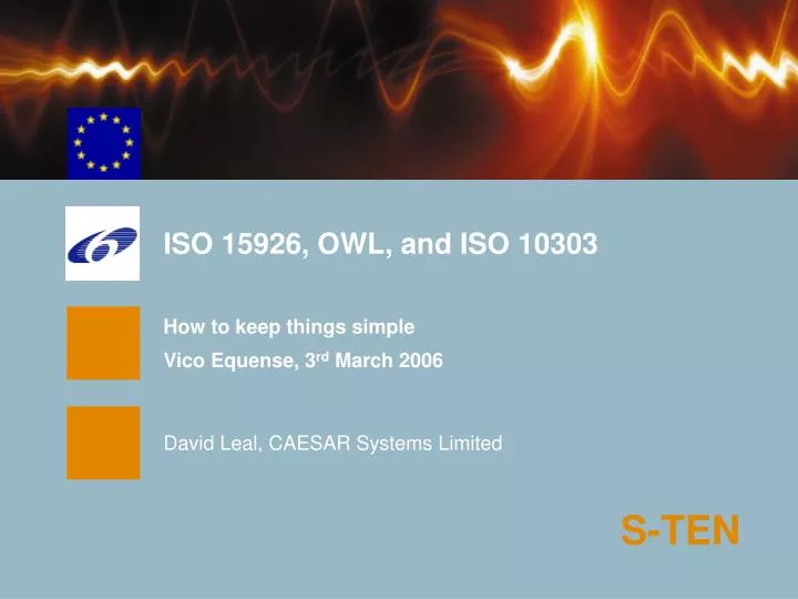 iso 15926 owl and iso 10303