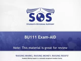 BU111 Exam-AID
