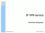 IP VPN service - slide 1