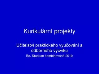 kurikul rn projekty