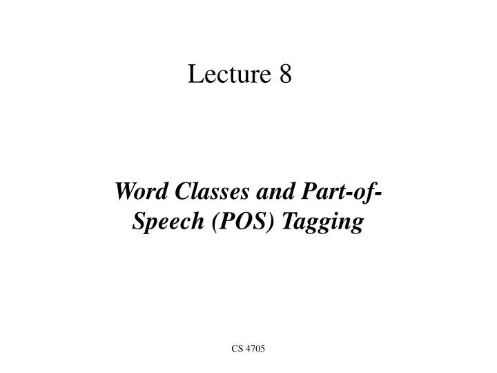 lecture 8