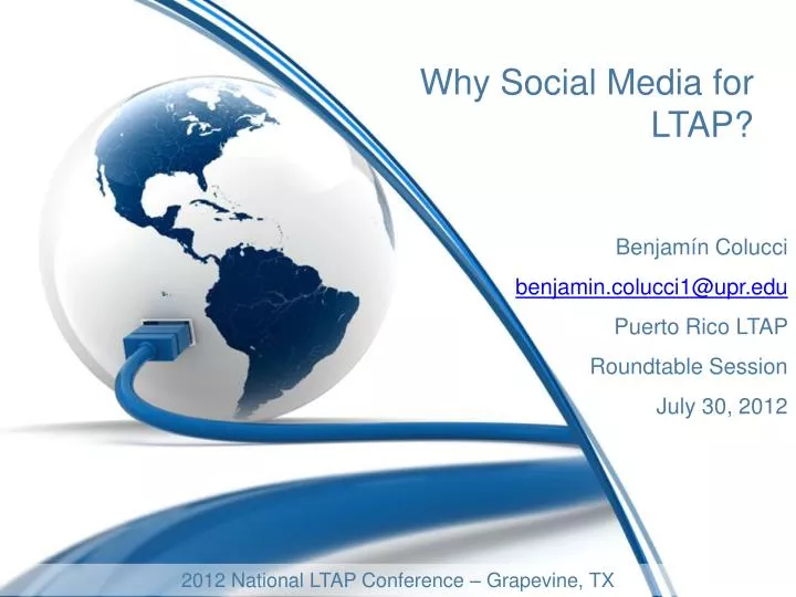 why social media for ltap