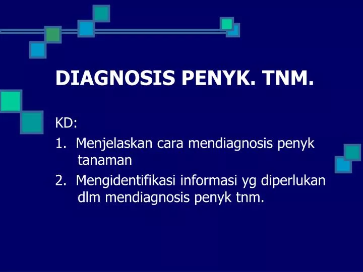 diagnosis penyk tnm