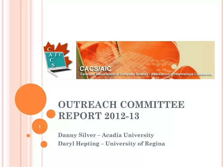outreach committee report 2012 13