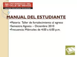 manual del estudiante