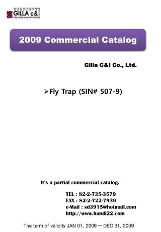 2009 Commercial Catalog