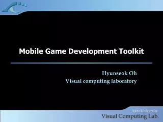 Mobile Game Development Toolkit