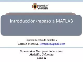 introducci n repaso a matlab
