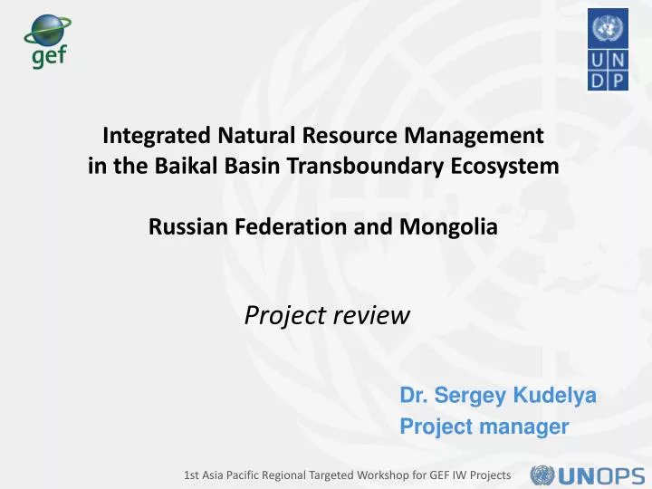 dr sergey kudelya project manager