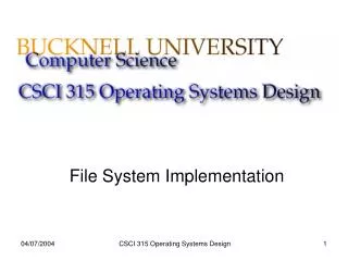 File System Implementation