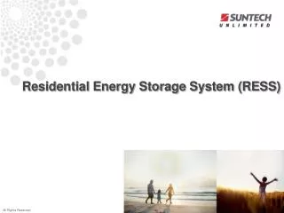 Residential Energy Storage System (RESS)